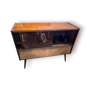 📻 Radiomóvel Vintage Punto Azul 603/60 com Gira-Discos e Bluetooth