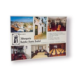 📮 Postal Vintage – Albergaria Rainha Santa Isabel, Óbidos (Portugal)