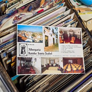 📮 Postal Vintage – Albergaria Rainha Santa Isabel, Óbidos (Portugal)