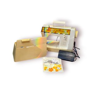 🧵 Máquina Costura Singer Starlet 354 Vintage – Completa com Pedal, Caixa e Acessórios