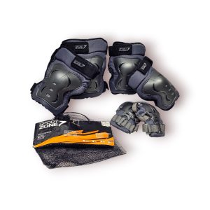 🛹 Conjunto Proteções Sport Zone Tamanho L – Joelheiras, Cotoveleiras e Proteções de Pulso