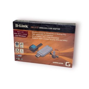 📡 Adaptador Wi-Fi USB D-Link DWL-G122 – Novo Selado (Wireless G)