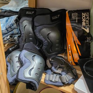 🛹 Conjunto Proteções Sport Zone Tamanho L – Joelheiras, Cotoveleiras e Proteções de Pulso