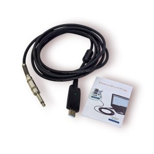🎸 Cabo USB para Jack 6.35mm (Guitarra/Instrumentos) – Interface Áudio