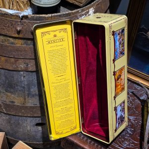 🍾 Caixa Vintage Champagne Mercier 1990 Metal com Interior Veludo