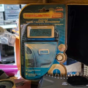 🚗 Termómetro Digital Automóvel Lampa 12V/24V – Interior/Exterior com Display Iluminado (Novo Selado)