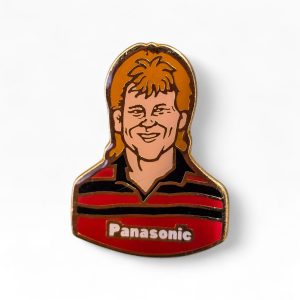 📌 Pin Vintage Panasonic – Broche Publicitário Colecionável