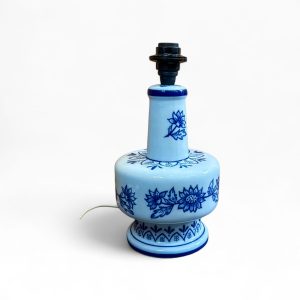 🔵 Candeeiro Cerâmica Portuguesa “VIANA” Pintado à Mão – 28cm