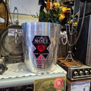 🍾 Champanheira Moët & Chandon Metal – Original Made in France (21cm)