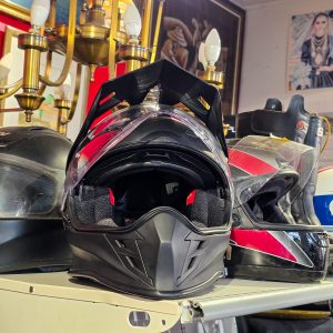 🪖 Capacete Motocross OXEN Preto Mate c/ Viseira – Tamanho XS