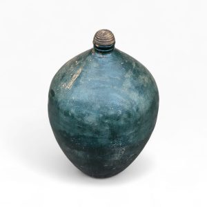 🍷 Bilha Antiga de Transporte Vinho do Porto em Grés c/ Tampa Madeira – 68cm