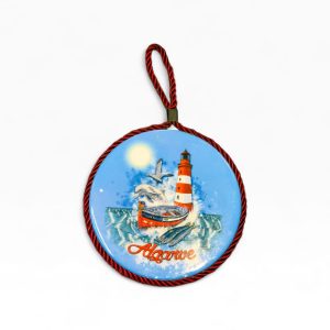 🌊 Base Tacho Decorativa Algarve c/ Farol Náutico em Cortiça