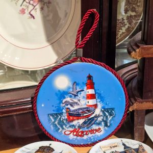🌊 Base Tacho Decorativa Algarve c/ Farol Náutico em Cortiça