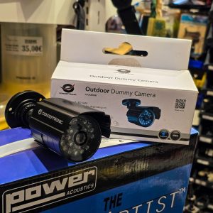 🎥 Câmara Falsa Exterior Conceptronic CFCAMOIR — LED Intermitente, IP44, Nova em Caixa