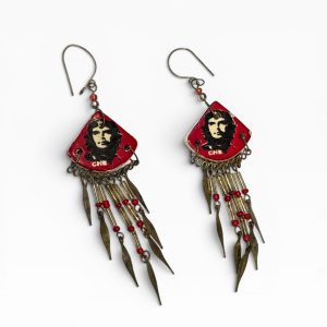✨ Brincos Vintage Artesanais Che Guevara – Estilo Étnico Boho