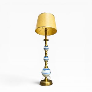 🛋️ Candeeiro Chão Antigo Loiça Viana Tricolor