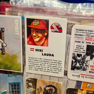 🏎️ Calendário Bolso Fórmula 1 Impala — Niki Lauda — 1985/1986