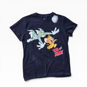 🐱🐭 T-shirt Tom and Jerry Warner Bros x Primark — Nova com Etiquetas