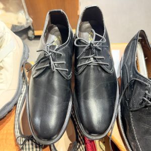👞 Sapatos Vintage K Shoes em Pele Preta – Homem, Tamanho 43