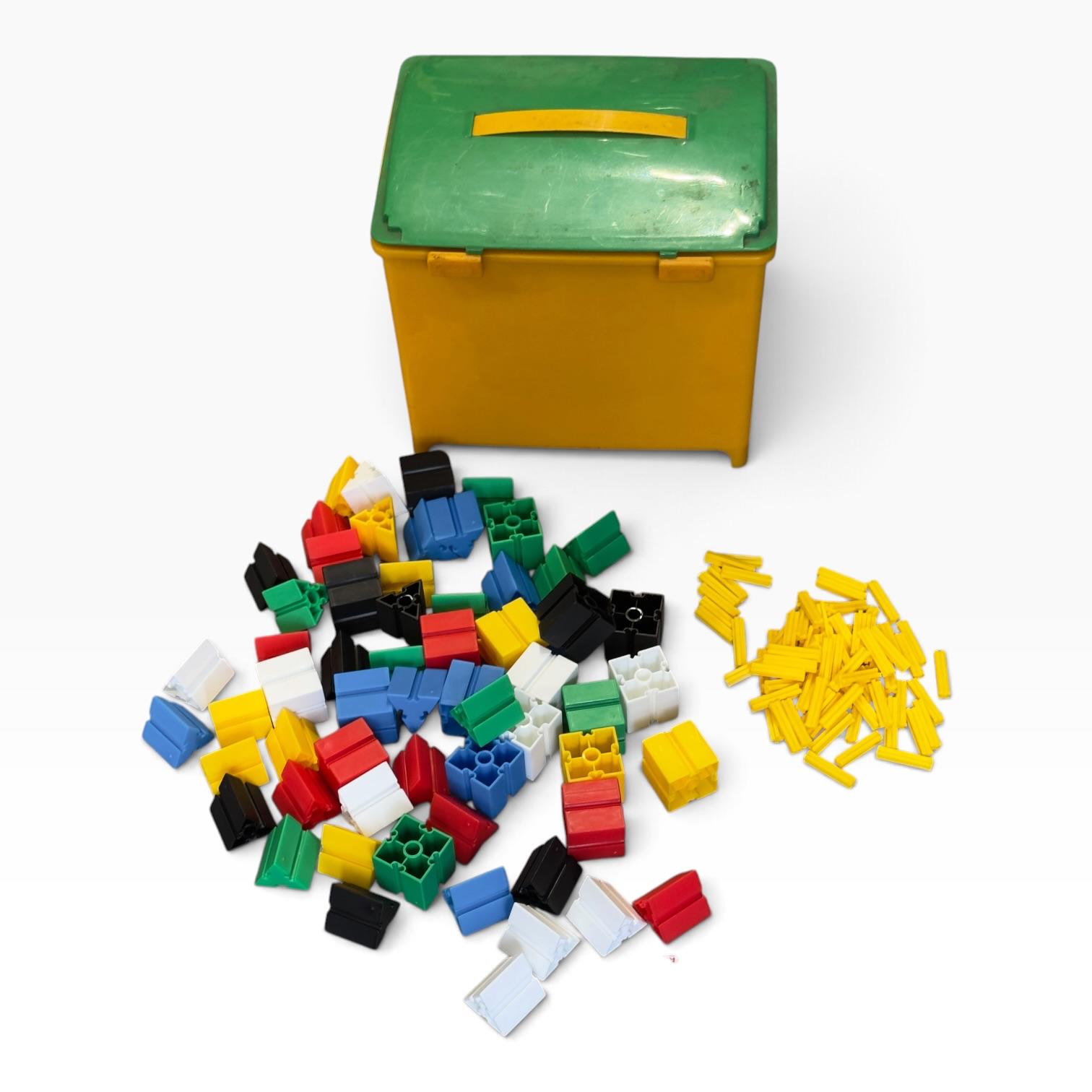 🧩 Jogo de Construção Mottik Vintage – 138 Peças com Caixa